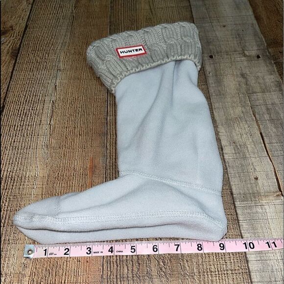 Womens Hunter Original Tall Knee High Boot Socks Gray Winter Medium 5-7 - Picture 5 of 8